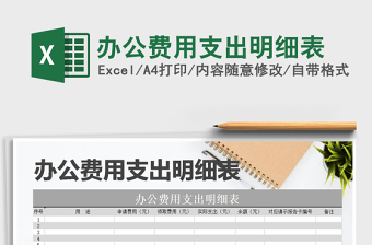 2022年办公用品及耗材明细表Excel管理指南